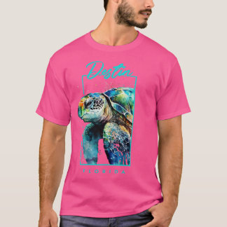 Camiseta Retrato de tortuga acuática de Destin Florida