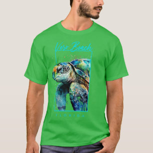 Camiseta Retrato de tortuga marina Vero Beach Florida