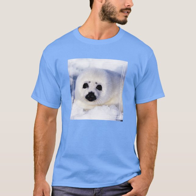 Camiseta Retrato de un arpa de sellado (Anverso)