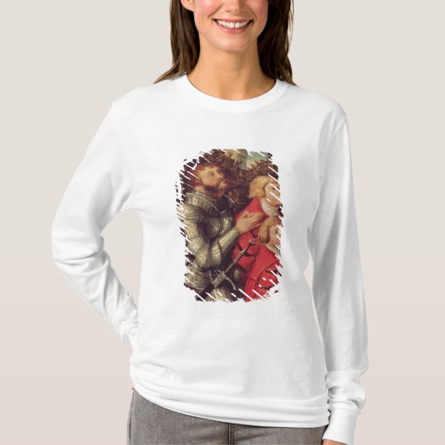 Camiseta Retrato de un caballero con sus dos hijos (Anverso)