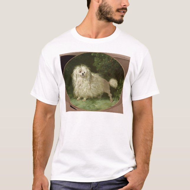 Camiseta Retrato de un caniche (Anverso)