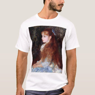 Camiseta Retrato de un Chica con cinta azul, renoir