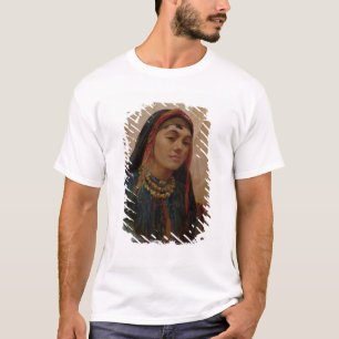 Camiseta Retrato de un chica medio-oriental, c.1859 (aceite