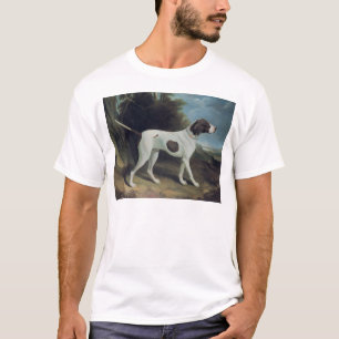 Camiseta Retrato de un hígado y de un indicador blanco