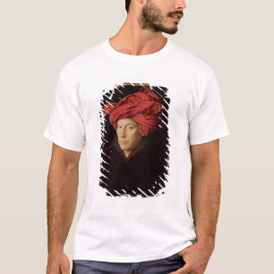 Camiseta Retrato de un hombre, 1433 (aceite en roble)