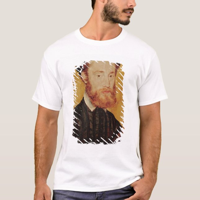 Camiseta Retrato de un hombre con el pelo rubio (Anverso)
