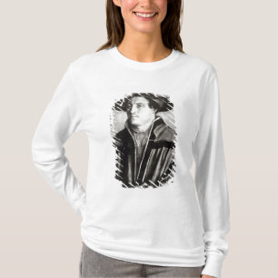 Camiseta Retrato de un hombre con un gorra rojo, c.1530