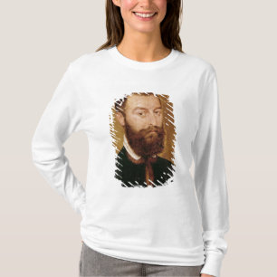 Camiseta Retrato de un hombre con una barba