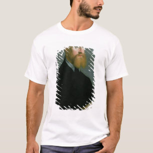 Camiseta Retrato de un hombre con una barba del jengibre