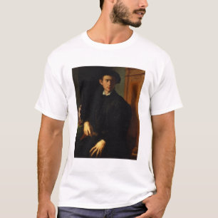 Camiseta Retrato de un hombre joven, c.1532-40 (aceite en