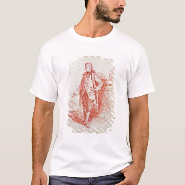 Camiseta Retrato de un hombre, llamado Edward Gibbon (Anverso)