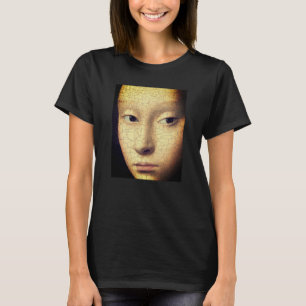 Camiseta Retrato de un joven Chica (detalle)
