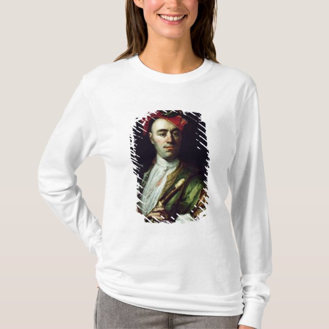 Camiseta Retrato de un jugador de registrador (Anverso)