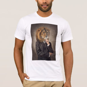 Camiseta Retrato de un león