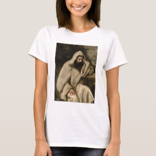 Camiseta Retrato de un monje, c.1840-45 (aceite en lona)