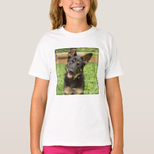 Camiseta Retrato de un pastor alemán