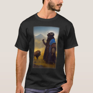 Camiseta Retrato De Un Veneno Con Chaman Con Carácter Compl