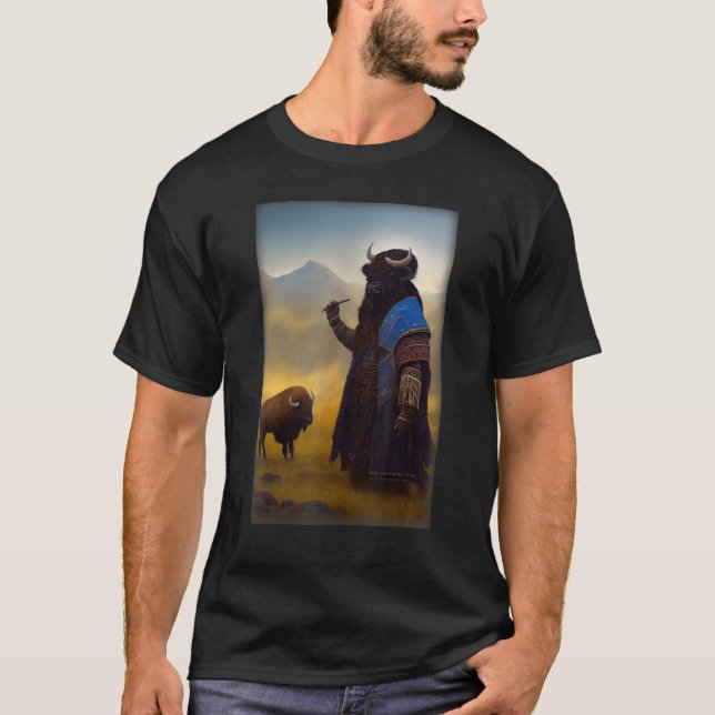 Camiseta Retrato De Un Veneno Con Chaman Con Carácter Compl (Anverso)