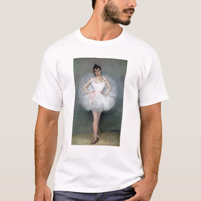 Camiseta Retrato de una bailarina joven (Anverso)