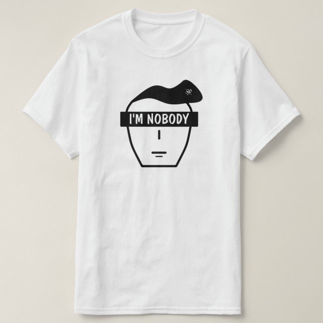 Camiseta Retrato de una cara anónima (Yo no soy nadie) (Diseño del anverso)