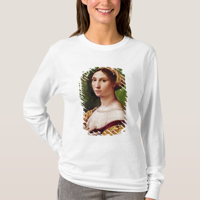 Camiseta Retrato de una chica joven (Anverso)