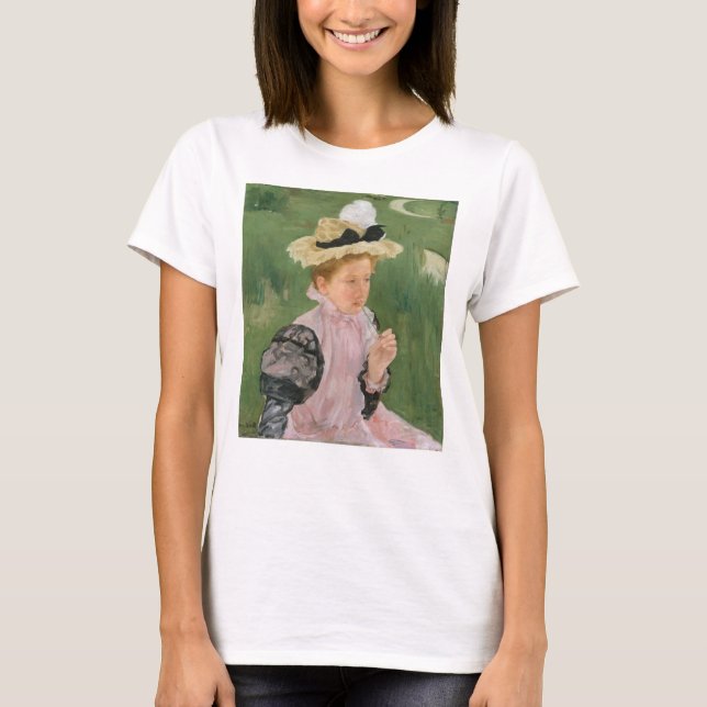 Camiseta Retrato de una chica joven, circa 1899 (Anverso)