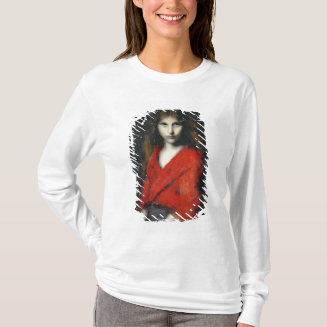 Camiseta Retrato de una chica joven, el Shiverer (Anverso)