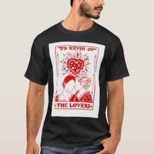 Camiseta Retrato de una dama en llamas - Tarot Card Design 