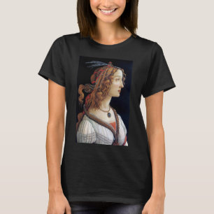 Camiseta Retrato de una dama, Sandro Botticelli