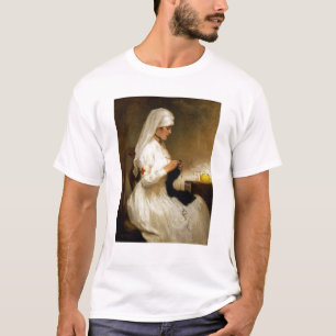 Camiseta Retrato de una enfermera de la Cruz Roja
