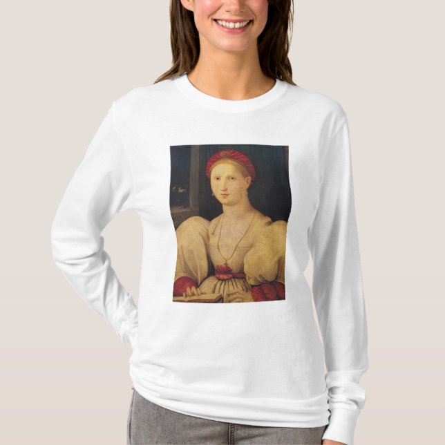 Camiseta Retrato de una mujer (Anverso)