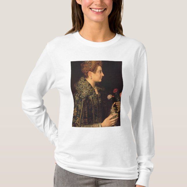 Camiseta Retrato de una mujer (Anverso)