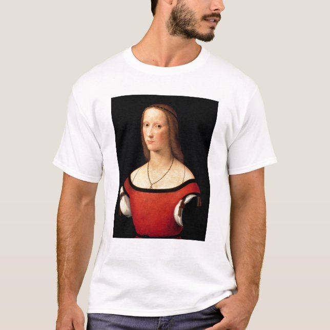 Camiseta Retrato de una mujer, 1500s (Anverso)