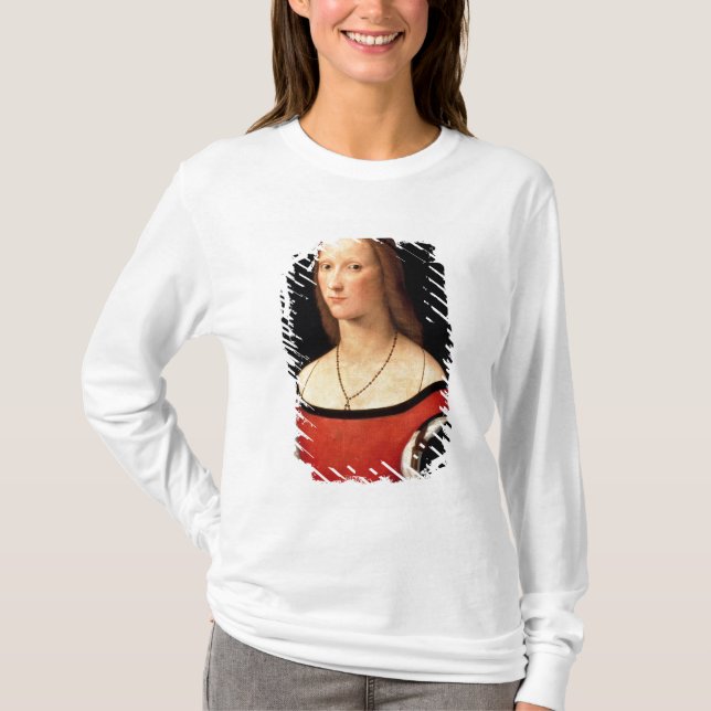 Camiseta Retrato de una mujer, 1500s (Anverso)
