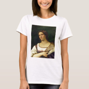Camiseta Retrato de una mujer, 1512 (aceite en lona)