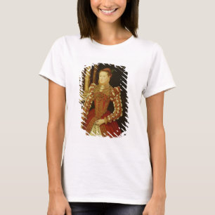 Camiseta Retrato de una mujer, 1567 (aceite en el panel)