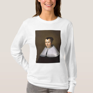 Camiseta Retrato de una mujer (aceite en el panel