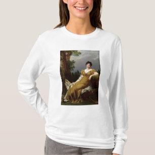 Camiseta Retrato de una mujer asentada
