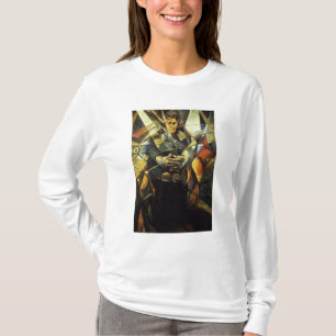 Camiseta Retrato de una mujer asentada