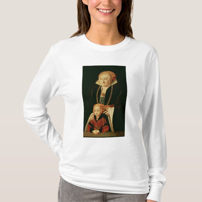 Camiseta Retrato de una mujer con su hija (Anverso)