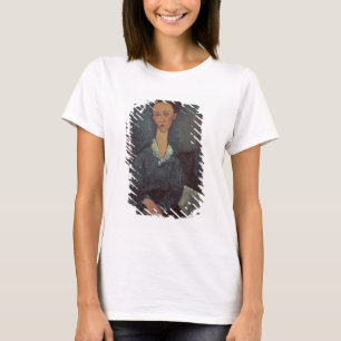 Camiseta Retrato de una mujer con un no manual (aceite en