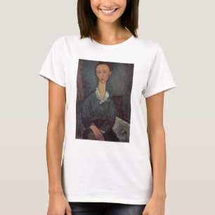Camiseta Retrato de una mujer con un no manual (aceite en