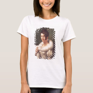 Camiseta Retrato de una mujer con un perno de pelo