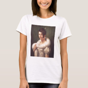 Camiseta Retrato de una mujer con un perno de pelo