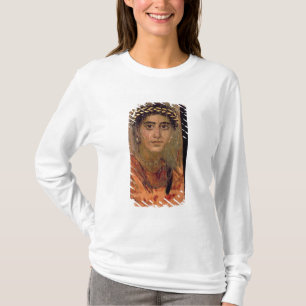 Camiseta Retrato de una mujer, de Fayum, Romano-Egipcio,