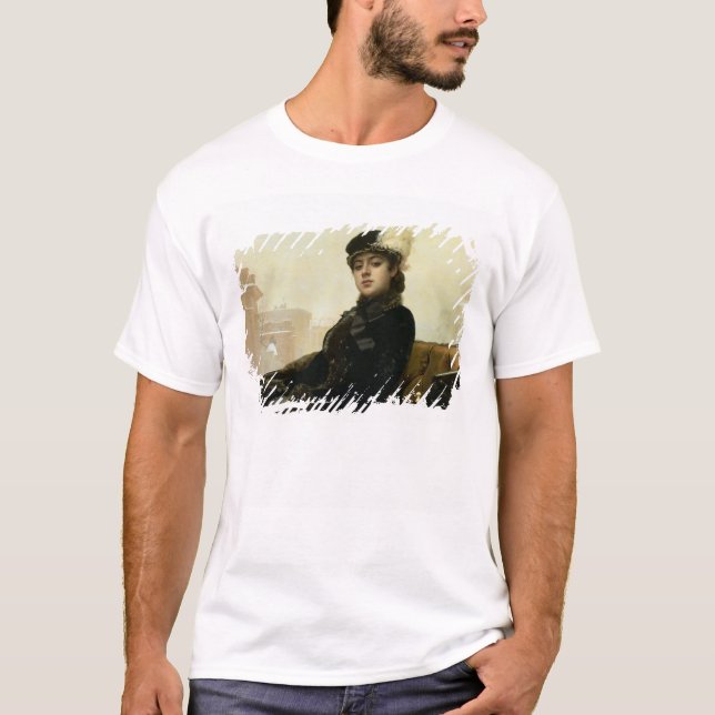 Camiseta Retrato de una mujer desconocida, 1883 (Anverso)