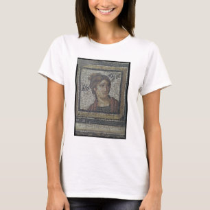 Camiseta Retrato de una mujer, detalle de un pavimento de