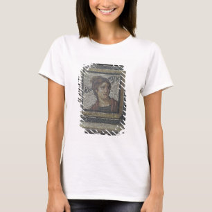 Camiseta Retrato de una mujer, detalle de un pavimento de m