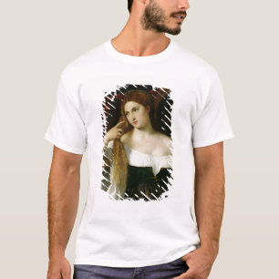 Camiseta Retrato de una mujer en su retrete, 1512-15