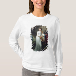 Camiseta Retrato de una mujer en una cueva